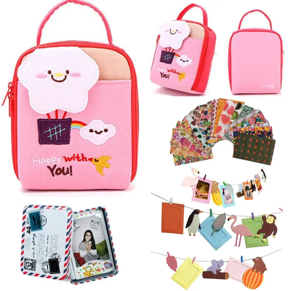 4 in 1 Camera Accessories Bundle Kit for Fuji Polaroid Instax Instant Mini Camera Bag/Photo Box/Stickers/Hanging Frame
4 in 1 Camera Accessories Bundle Kit for Fuji Polaroid Instax Instant Mini Camera Bag/Photo Box/Stickers/Hanging Frame