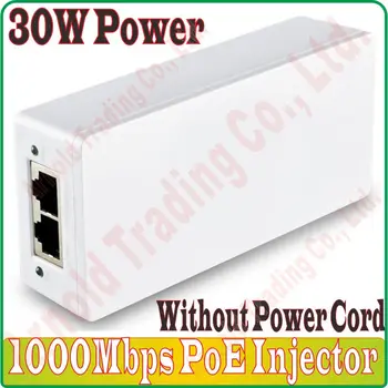 30W Gigabit PoE Injector 1 CH PoE Switch with Builtin Power Adaptor & DC48V Output support IEEE802.3af IEEE802.3at No Power Cord
30W Gigabit PoE Injector 1 CH PoE Switch with Builtin Power Adaptor & DC48V Output support IEEE802.3af IEEE802.3at No Power Cord
