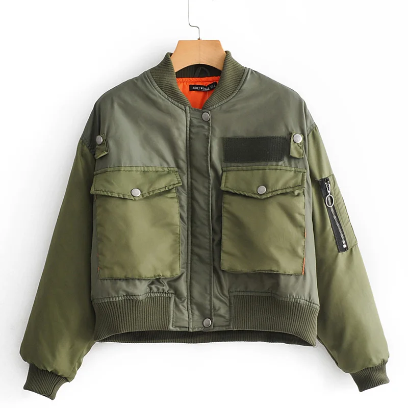 RR Pockets Jackets Women Fashion Short Zipper Coats Women Elegant Long Sleeve Jackets Female Ladies GR
RR Pockets Jackets Women Fashion Short Zipper Coats Women Elegant Long Sleeve Jackets Female Ladies GR