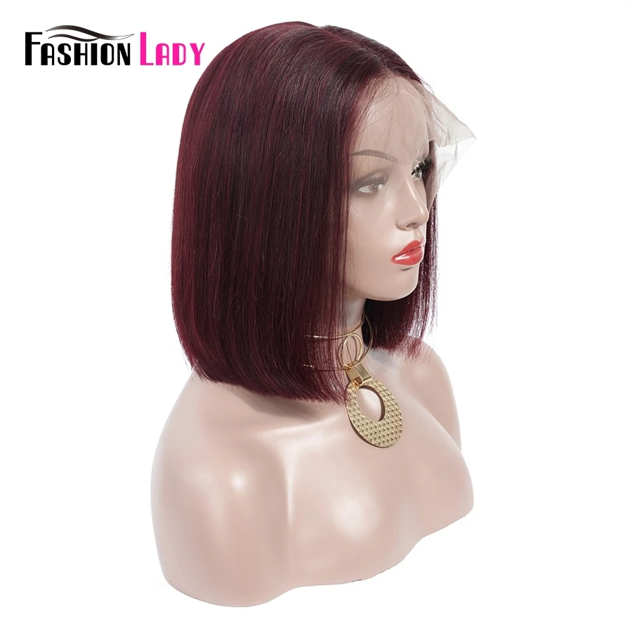 Fashion Lady Pre-Colored Peruvian lace Front Wigs Straight Human Hair Bob Wigs With Baby Hair 99j Lace Front Wig Non-Remy
Fashion Lady Pre-Colored Peruvian lace Front Wigs Straight Human Hair Bob Wigs With Baby Hair 99j Lace Front Wig Non-Remy