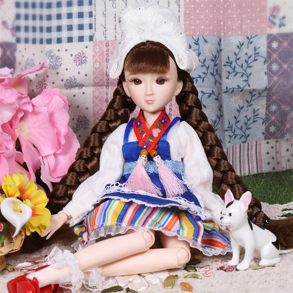 New national costumes Netherlands xiaojing doll girl joint body bjd including clothes shoes and box 25cm fress shipping gift
New national costumes Netherlands xiaojing doll girl joint body bjd including clothes shoes and box 25cm fress shipping gift