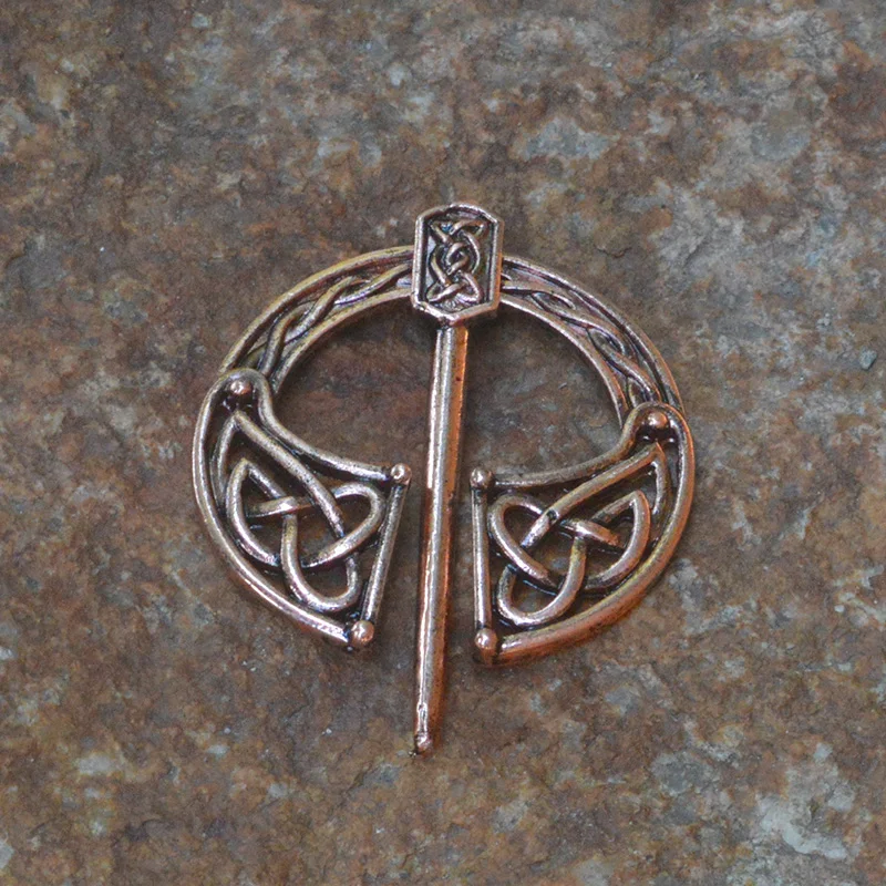 

Hollowed Viking Ireland Medieval Brooch Norse Pin for Scarves Shawls Coat Cloak Brooch Pins Retro vintage jewelry For Men Women