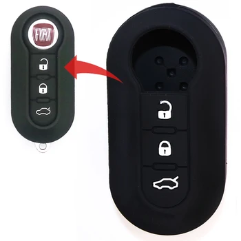 MICOCHE Washable 3 Buttons Silicone Car Key Case Cover for Fiat 500 Doblo Stilo Punto Ducato Bravo Auto Key Skin Protector
MICOCHE Washable 3 Buttons Silicone Car Key Case Cover for Fiat 500 Doblo Stilo Punto Ducato Bravo Auto Key Skin Protector