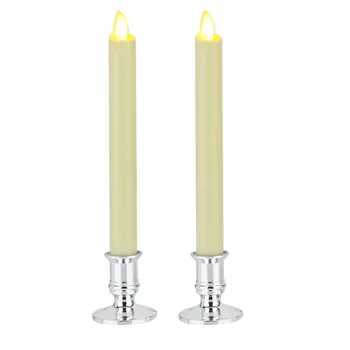 Ksperway Flameless Moving Wick LED Taper Candles Real Wax with Timer and Remote for Birthday Decoration 2pcs/set Ivory
Ksperway Flameless Moving Wick LED Taper Candles Real Wax with Timer and Remote for Birthday Decoration 2pcs/set Ivory