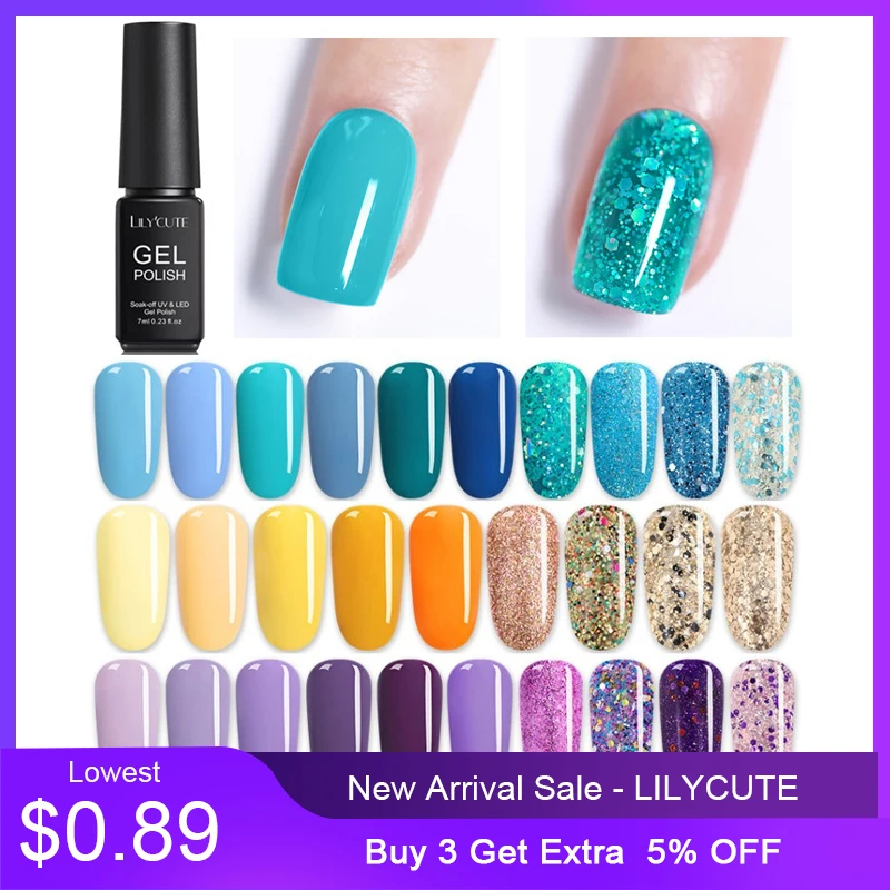 LILYCUTE Color Gel Polish 7ML Blue Green Yellow Semi-Permanent UV Hybrid Primer Need Lamp for Nails Art Design Nail Gel Varnish
LILYCUTE Color Gel Polish 7ML Blue Green Yellow Semi-Permanent UV Hybrid Primer Need Lamp for Nails Art Design Nail Gel Varnish