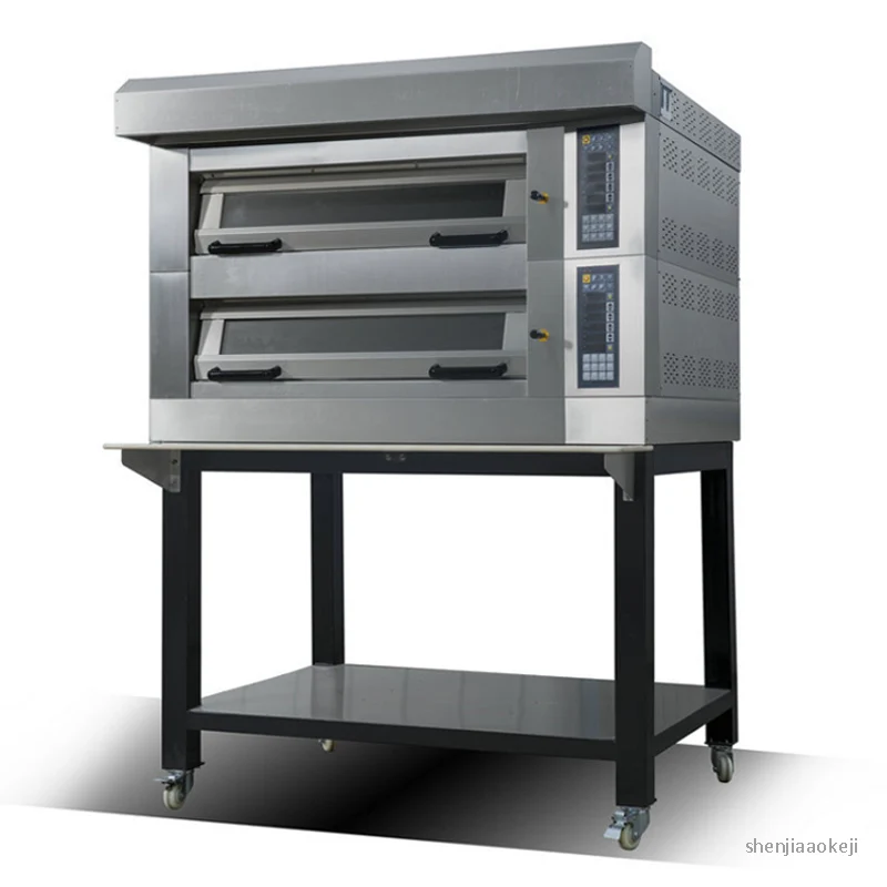 Commercial electric oven pizza oven toaster 2-deck 4-trays Double-layer Cake Bread fruit pie moon cake oven for baking 380v14kw
Commercial electric oven pizza oven toaster 2-deck 4-trays Double-layer Cake Bread fruit pie moon cake oven for baking 380v14kw