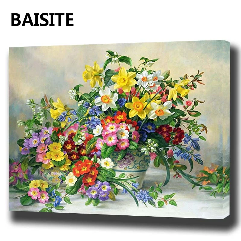 BAISITE DIY Framed Oil Painting By Numbers Animal Pictures Canvas Painting For Living Room Wall Art Home Decor
BAISITE DIY Framed Oil Painting By Numbers Animal Pictures Canvas Painting For Living Room Wall Art Home Decor