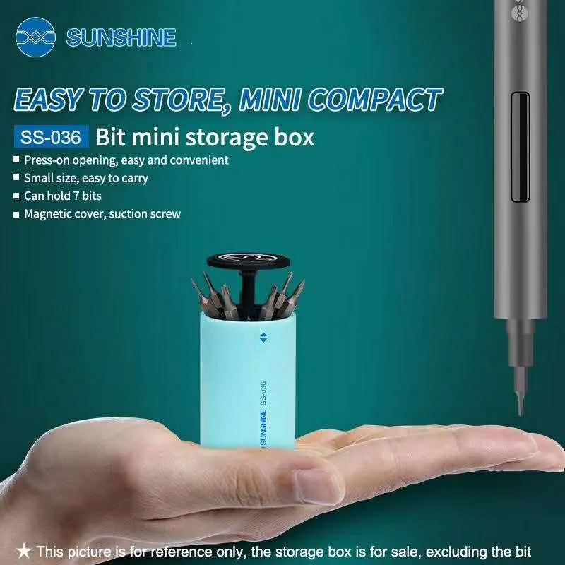 SUNSHINE SS-036 Batch Tsui Mini Storage Box Magnetic Batch of Mini Receiving Box Screwdriver Batch Head Magnetic Storage Box
SUNSHINE SS-036 Batch Tsui Mini Storage Box Magnetic Batch of Mini Receiving Box Screwdriver Batch Head Magnetic Storage Box