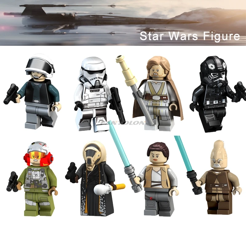 Legoing Star Wars Ki-Adi-Mundi Rey Moloch A-wing pilot Luke Skywalker Tie Pilot Rebel Starwars Building Block Pg8116
Legoing Star Wars Ki-Adi-Mundi Rey Moloch A-wing pilot Luke Skywalker Tie Pilot Rebel Starwars Building Block Pg8116