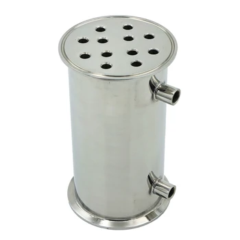 4"102mm OD119mm SS304 Condenser, Dephlegmator, Reflux, Distiller Condenser. 200mm, 12pipes
4"102mm OD119mm SS304 Condenser, Dephlegmator, Reflux, Distiller Condenser. 200mm, 12pipes