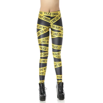 Police Warning Line Print Leggings Women High Waist Sexy Fitness Leggings Slim Elastic Causal Leggings Plus Size Leggins Mujer
Police Warning Line Print Leggings Women High Waist Sexy Fitness Leggings Slim Elastic Causal Leggings Plus Size Leggins Mujer
