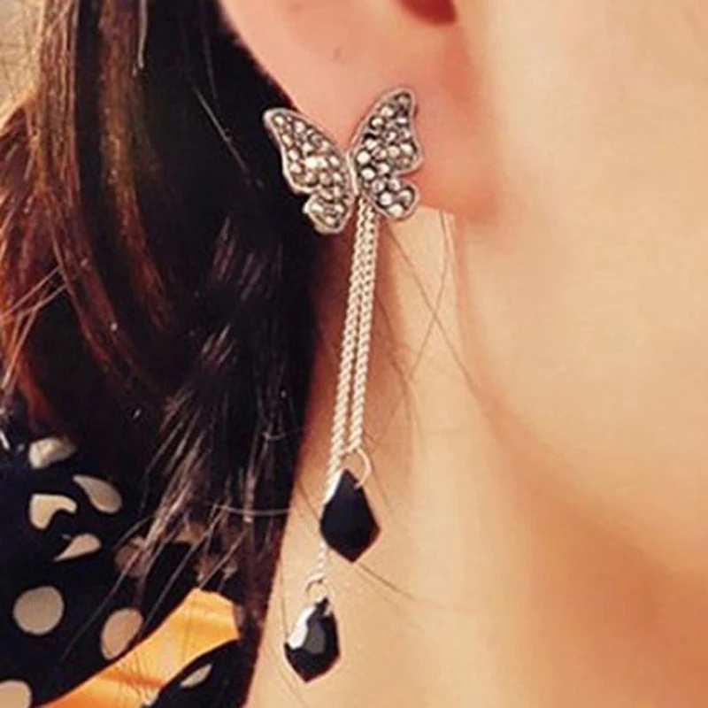 1 Pair Drop Earrings Korean Fashion Butterfly Pendant Long Section Tassel Crystal Dangling For Women Jewelry Accessories
1 Pair Drop Earrings Korean Fashion Butterfly Pendant Long Section Tassel Crystal Dangling For Women Jewelry Accessories