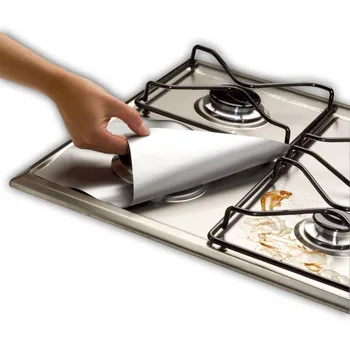 5pcs/lot Stovetop Protector-Cooks Innovations Aluminum Foil Reusable Gas Stove Protector Pad-Silver
5pcs/lot Stovetop Protector-Cooks Innovations Aluminum Foil Reusable Gas Stove Protector Pad-Silver