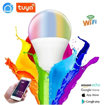 tuya app WiFi Smart Light Bulb switch Dimmable, Multicolor, Wake-Up Lights, No Hub Required, Compatible with Alexa/google home
tuya app WiFi Smart Light Bulb switch Dimmable, Multicolor, Wake-Up Lights, No Hub Required, Compatible with Alexa/google home