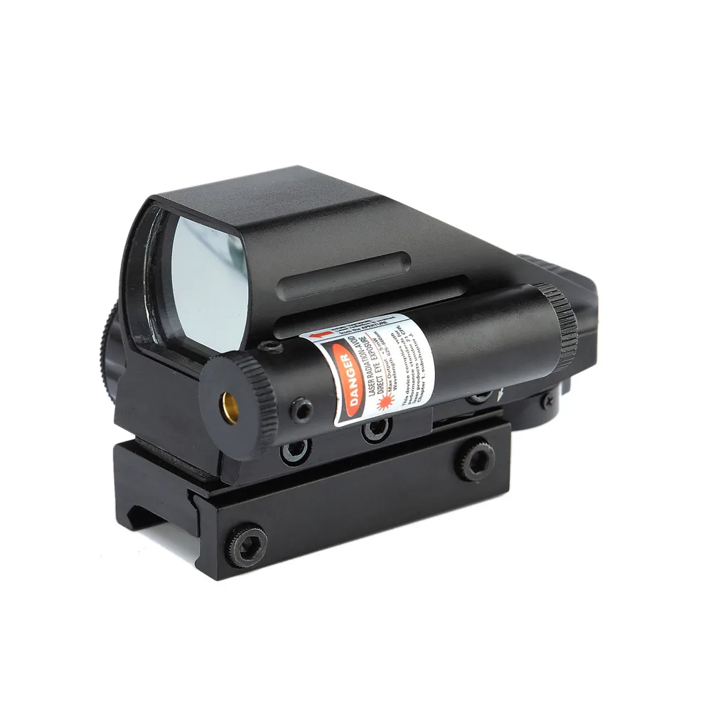 Hunting RifleScope Optics Holographic Green Red Dot Reflex Sight with 4 Various Reticle 20mm Rails Mount
Hunting RifleScope Optics Holographic Green Red Dot Reflex Sight with 4 Various Reticle 20mm Rails Mount