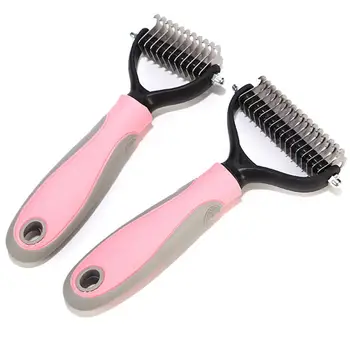 Hair Removal Comb for Dogs Cat Detangler Fur Trimming Dematting Deshedding Brush Grooming Tool For matted Long Hair Curly Pet
Hair Removal Comb for Dogs Cat Detangler Fur Trimming Dematting Deshedding Brush Grooming Tool For matted Long Hair Curly Pet