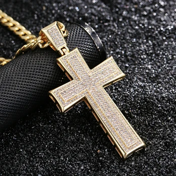 Shining Crystal Two Layers Cross Pendant Necklace Men Ice Out Chain Crosses For Men Christian Charm Fashion Hip Hop Jewelry
Shining Crystal Two Layers Cross Pendant Necklace Men Ice Out Chain Crosses For Men Christian Charm Fashion Hip Hop Jewelry
