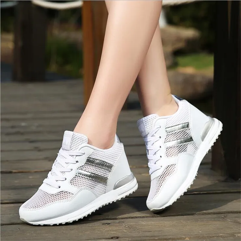 DIWEINI 2019 Platform Wedges Women's Sneakers Spring High Quality Mesh Breathable Increased women's shoes Casual Shoes
DIWEINI 2019 Platform Wedges Women's Sneakers Spring High Quality Mesh Breathable Increased women's shoes Casual Shoes