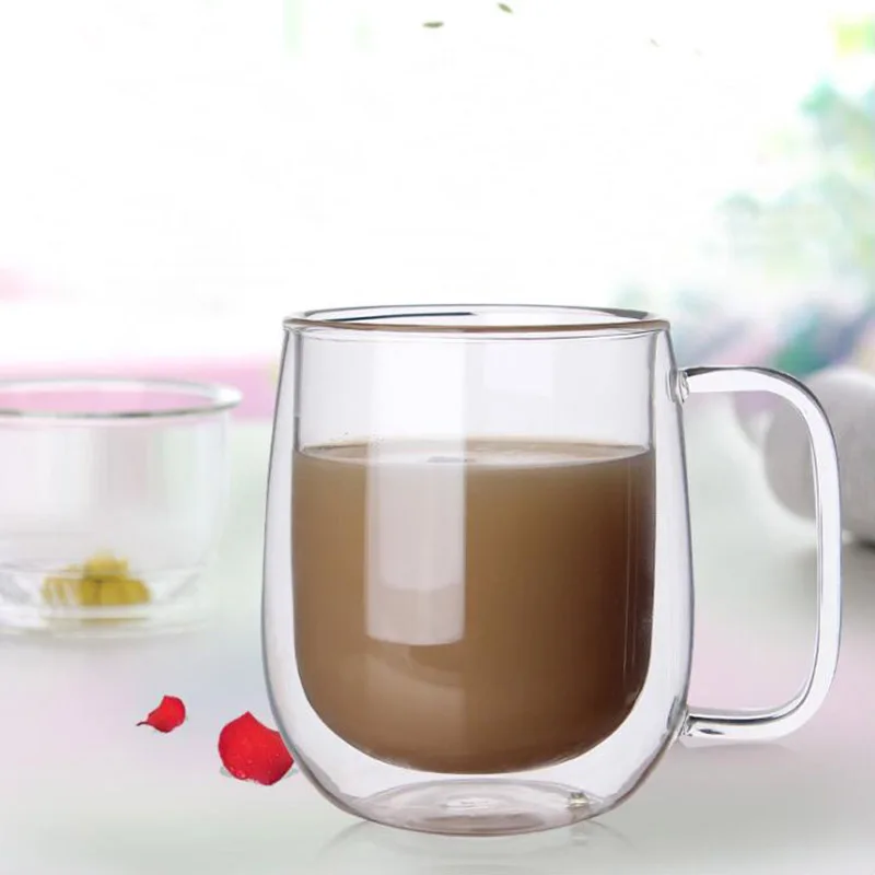 Double Layer Handmade Glass Cups Simple Morning Mugs with Handle Coffee Milk Juice Cup 300ml SH117
Double Layer Handmade Glass Cups Simple Morning Mugs with Handle Coffee Milk Juice Cup 300ml SH117