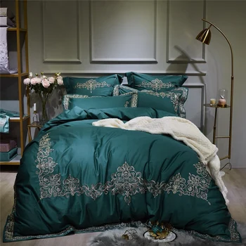 Luxury Royal Embroidery Green Purple Pink Blue Gray 100S Egyptian Cotton Palace Bedding Set Duvet Cover Bed Sheet Pillowcases
Luxury Royal Embroidery Green Purple Pink Blue Gray 100S Egyptian Cotton Palace Bedding Set Duvet Cover Bed Sheet Pillowcases