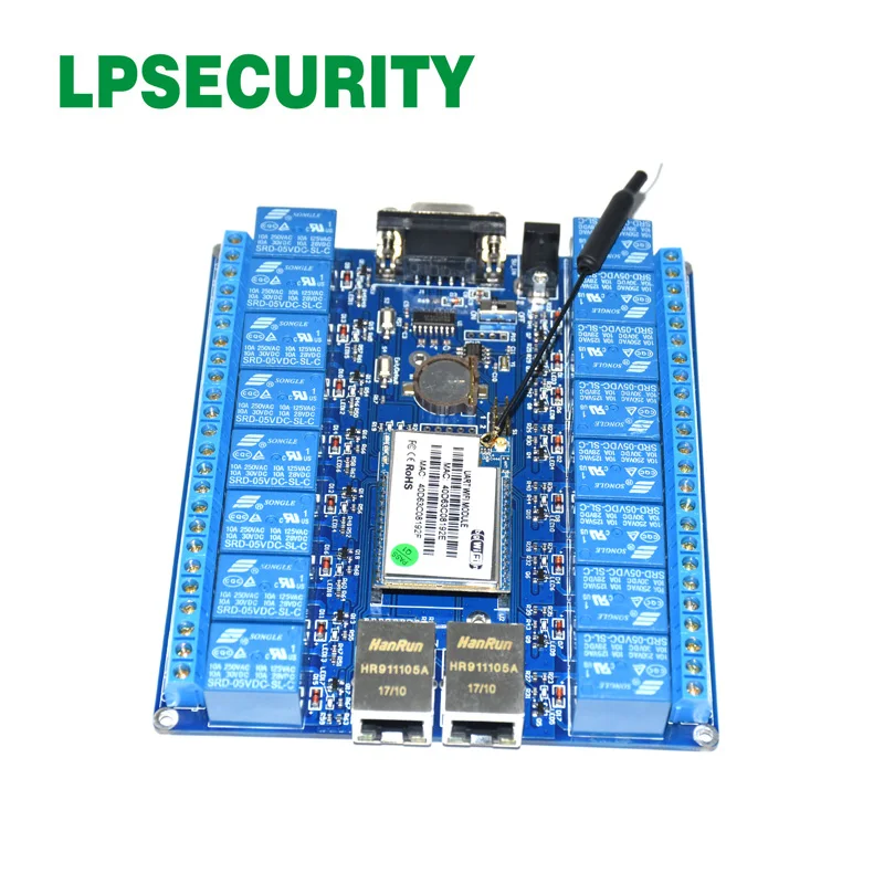 LPSECURITY 16 каналов LAN WAN WiFi релейный контроллер модуль реле беспроводной пульт