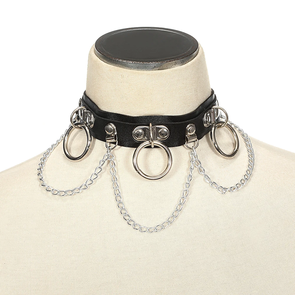 Sexy Harajuku Chain Choker necklace for women cosplay Collar Bondage Goth Belt Chocker Gothic necklace festival jewelry
Sexy Harajuku Chain Choker necklace for women cosplay Collar Bondage Goth Belt Chocker Gothic necklace festival jewelry