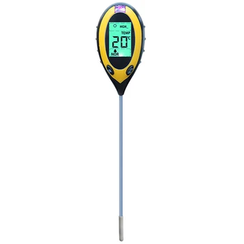 WSFS Hot 4 In1 Digital Soil Meter PH Moisture Soil Meters Detector Multitool Sunlight/Moisture/PH value/Temperature Instrument
WSFS Hot 4 In1 Digital Soil Meter PH Moisture Soil Meters Detector Multitool Sunlight/Moisture/PH value/Temperature Instrument
