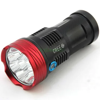 2015 New Version Red Head 13000 lumens T6 LED flashlight 9 x XM-L T6 LED Flashlight Torch For Camping, Hiking,Free Shipping
2015 New Version Red Head 13000 lumens T6 LED flashlight 9 x XM-L T6 LED Flashlight Torch For Camping, Hiking,Free Shipping