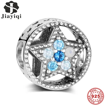 Jiayiqi Shining Stars 925 Charms Sterling Silver Openwork Beads Sparkling CZ For Women Jewelry Making Fit Bracelets Necklaces
Jiayiqi Shining Stars 925 Charms Sterling Silver Openwork Beads Sparkling CZ For Women Jewelry Making Fit Bracelets Necklaces