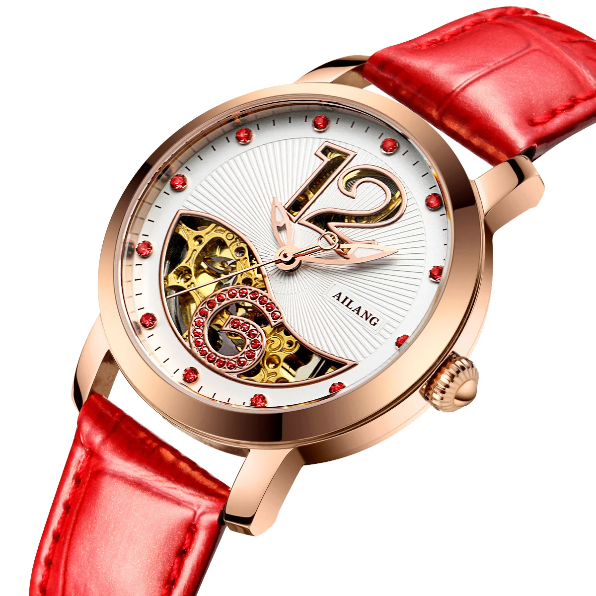 Ailang Watch Female Genuine Famous Brand Simple Temperament Mechanical Watch Female Automatic Waterproof Trend Watch For Student
Ailang Watch Female Genuine Famous Brand Simple Temperament Mechanical Watch Female Automatic Waterproof Trend Watch For Student