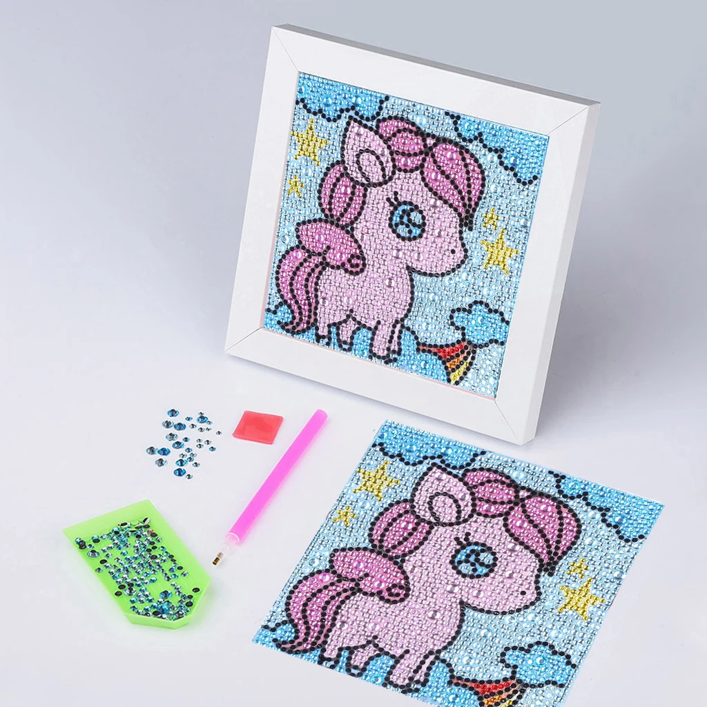 DIY Cartoon Horse Diamond Painting Special Shaped Crystal Rhinestone Full Drilled Diamond Embroidery Kits Kids Room Decor Crafts
DIY Cartoon Horse Diamond Painting Special Shaped Crystal Rhinestone Full Drilled Diamond Embroidery Kits Kids Room Decor Crafts
