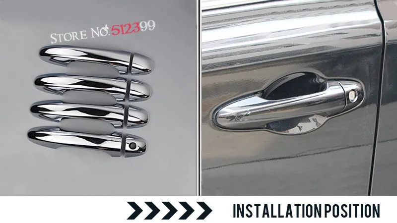 Exterior Accessories! 8Pcs / set ABS Chrome Door Handle Decorative Cover Trim For Toyota Harrier XU60 2013 2014 2015 2016 2017
Exterior Accessories! 8Pcs / set ABS Chrome Door Handle Decorative Cover Trim For Toyota Harrier XU60 2013 2014 2015 2016 2017
