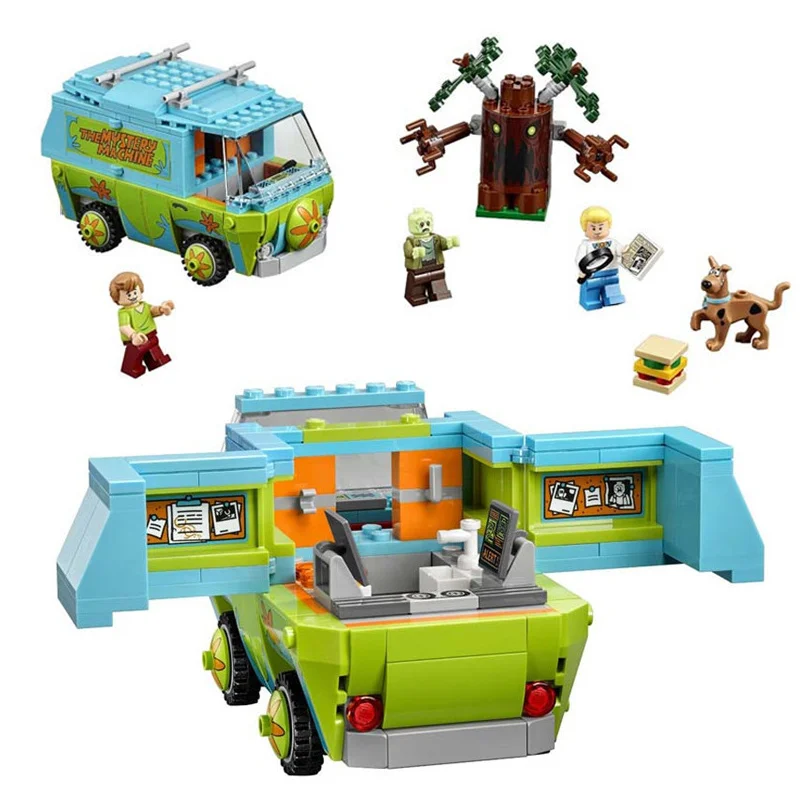 New Scooby Doo Mystery Machine Bus Building Blocks DIY Blocks Toys Compatible With Legoing Birthday Gifts for Children Figure
New Scooby Doo Mystery Machine Bus Building Blocks DIY Blocks Toys Compatible With Legoing Birthday Gifts for Children Figure
