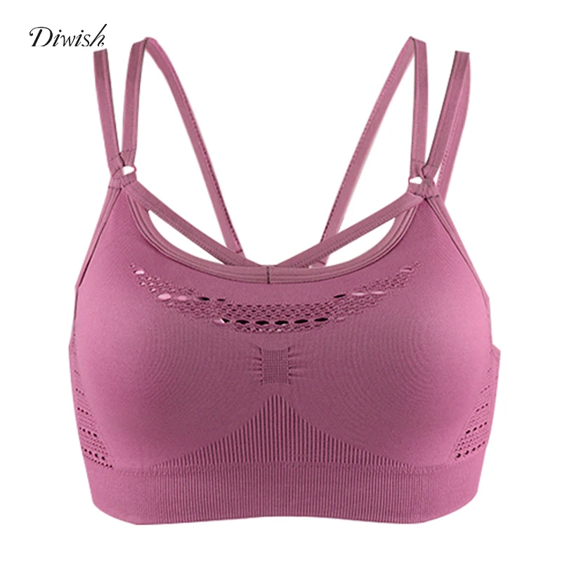 Diwish Sports Bra for Women Sexy Crop Top Front Buckle Breathable Fitness Underwear Yoga Workout Sports Gym Bra 4 Colors 2019
Diwish Sports Bra for Women Sexy Crop Top Front Buckle Breathable Fitness Underwear Yoga Workout Sports Gym Bra 4 Colors 2019