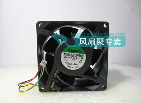PSD4808PMBX-A 80*80*38 48V 22,1 W оригинальный большой объем четырехлинейный вентилятор
PSD4808PMBX-A 80*80*38 48V 22,1 W оригинальный большой объем четырехлинейный вентилятор