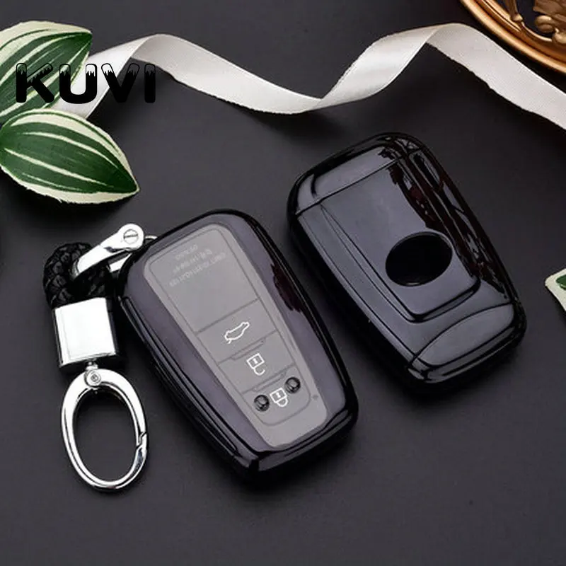 Tpu+Pc Car Key Holder Cover Case Shell Chain For Toyota Camry Corolla C-HR CHR Prado 2018 Key Protection
Tpu+Pc Car Key Holder Cover Case Shell Chain For Toyota Camry Corolla C-HR CHR Prado 2018 Key Protection