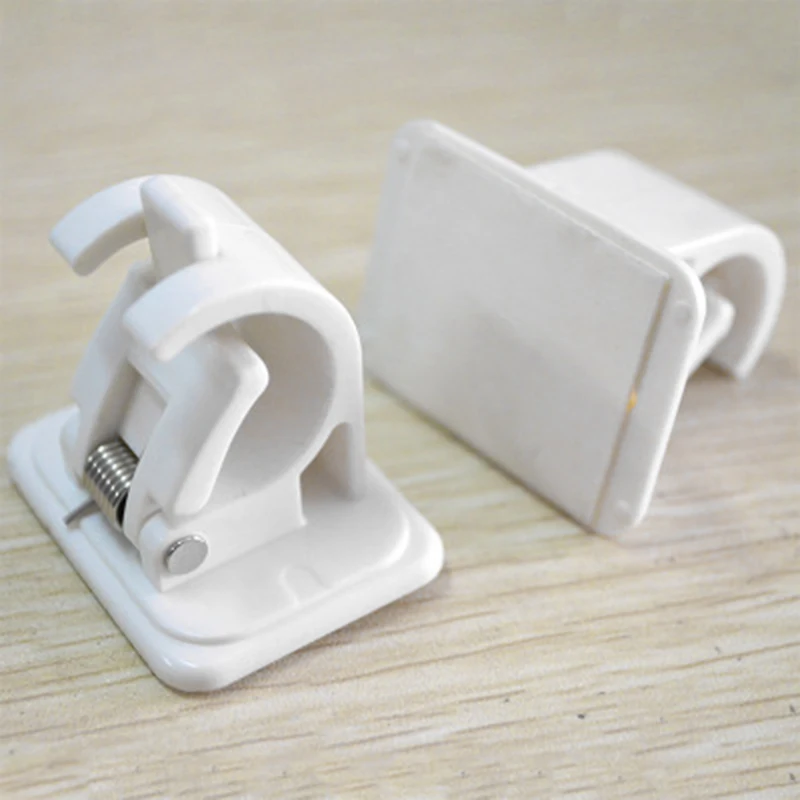 Pole Holder Support Plastic Stick Hanger Clamp Self Adhesive Rod bracket White Drape 2pcs Bar Window Wall Hooks
Pole Holder Support Plastic Stick Hanger Clamp Self Adhesive Rod bracket White Drape 2pcs Bar Window Wall Hooks