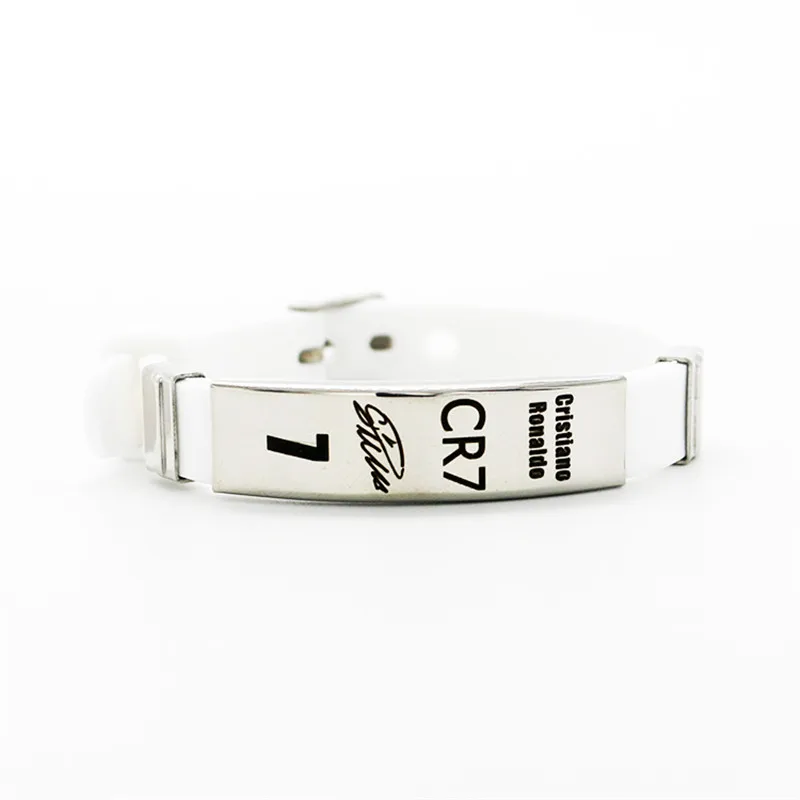 1pcs new arrival football sports watches buckle bracelet silicone rubber bangle as CR7 fans gift
1pcs new arrival football sports watches buckle bracelet silicone rubber bangle as CR7 fans gift