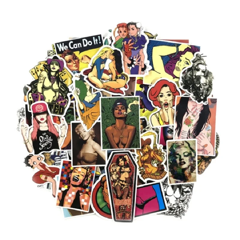 99pcs Sexy Hot Girl Anime Graffiti Sticker Comic Belle Style Suitcase Motorcycle Skateboard Laptop Stickers For Christmas Gift
99pcs Sexy Hot Girl Anime Graffiti Sticker Comic Belle Style Suitcase Motorcycle Skateboard Laptop Stickers For Christmas Gift