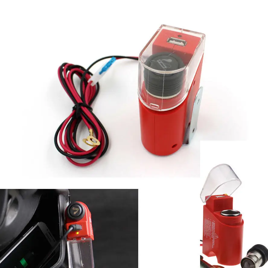 Waterproof 5V/3A USB Port Interface Cigarette Lighter Fuses Kits For Dyna CB1 for Harley-Davidson
Waterproof 5V/3A USB Port Interface Cigarette Lighter Fuses Kits For Dyna CB1 for Harley-Davidson