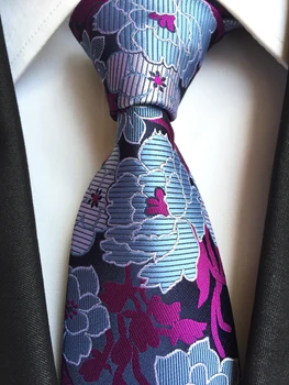 New Classic 8cm Paisley Purple White Flower Silk Ties Mens Neck Tie Jacquard Woven Ties for Men Wedding Business Party Gravatas
New Classic 8cm Paisley Purple White Flower Silk Ties Mens Neck Tie Jacquard Woven Ties for Men Wedding Business Party Gravatas