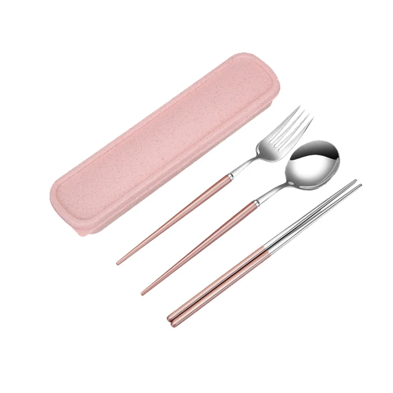 Nano Materials Handle Outdoor Portable Stainless Steel Dinnerware Set Tableware Set Cutlery Fork Spoon Chopsticks Suit With Box
Nano Materials Handle Outdoor Portable Stainless Steel Dinnerware Set Tableware Set Cutlery Fork Spoon Chopsticks Suit With Box