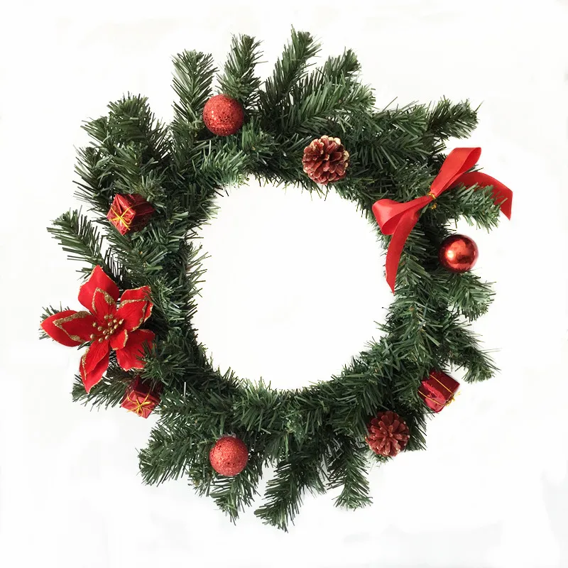 1pc/lot Christmas Decoration Artificial Pine Needles Wreaths with Red Ball and Flower Free Shipping
1pc/lot Christmas Decoration Artificial Pine Needles Wreaths with Red Ball and Flower Free Shipping