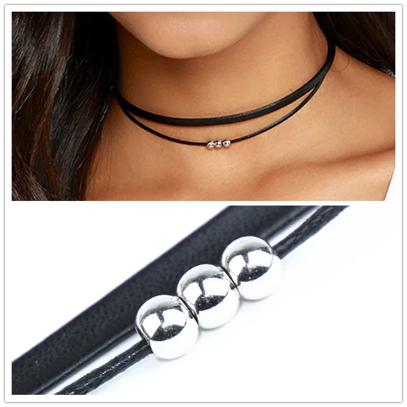 Fashion Jewelry double layer choker necklace gift choker necklace bead pendant for women bijoux collar hot popular x229
Fashion Jewelry double layer choker necklace gift choker necklace bead pendant for women bijoux collar hot popular x229