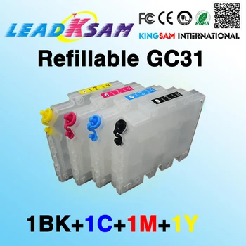4x GC31 refillable ink cartridge for Ricoh e2600 e3300 e3300n e3350n e5050n e5500 e5550n e7700 gx7500 printer with chip
4x GC31 refillable ink cartridge for Ricoh e2600 e3300 e3300n e3350n e5050n e5500 e5550n e7700 gx7500 printer with chip