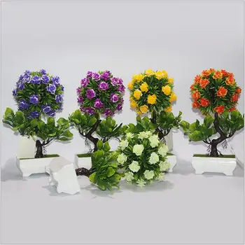 Pretty Cheap 5 Styles Platic Artificial flower plant potted bonsai flower plant pine trees for wedding christmas home decoration
Pretty Cheap 5 Styles Platic Artificial flower plant potted bonsai flower plant pine trees for wedding christmas home decoration