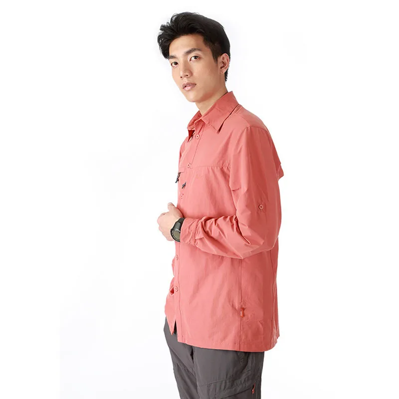 CAXA Summer men outdoor fishing Hiking High elastic sun-protect shirts quick-drying Breathable Plus size Sports shirt Men
CAXA Summer men outdoor fishing Hiking High elastic sun-protect shirts quick-drying Breathable Plus size Sports shirt Men