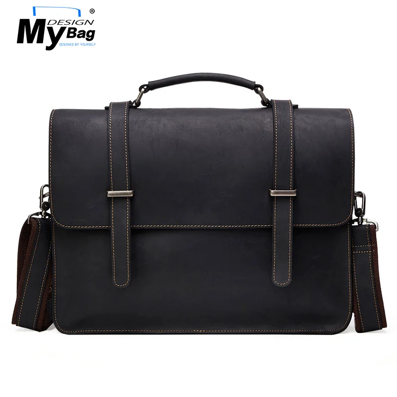 DESIGN MYBAG Business Men Briefcase Bag Luxury Genuine Leather Laptop Bag Man Shoulder Bag bolsa maleta Briefcases Laptop Bag
DESIGN MYBAG Business Men Briefcase Bag Luxury Genuine Leather Laptop Bag Man Shoulder Bag bolsa maleta Briefcases Laptop Bag