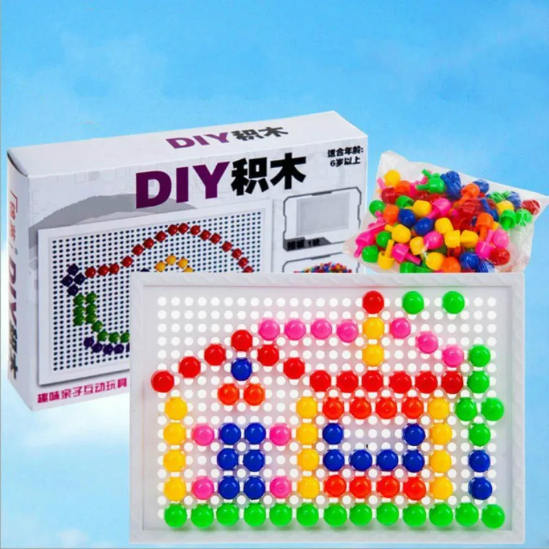 Creative Mosaic Mushroom Nail Puzzle Toys Educational Toy Nail Composite Picture Puzzle Toy Gift for Children 96pcs
Creative Mosaic Mushroom Nail Puzzle Toys Educational Toy Nail Composite Picture Puzzle Toy Gift for Children 96pcs