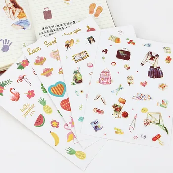4 PCS Cute Stickers Hot Stamping Scrapbooking Bullet Journal Stickers Stationery Sticker Flakes Handmade Diary Seal Labels
4 PCS Cute Stickers Hot Stamping Scrapbooking Bullet Journal Stickers Stationery Sticker Flakes Handmade Diary Seal Labels